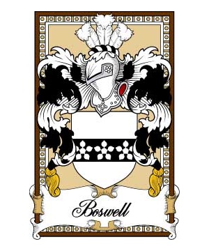 Scottish-Bookplates/B/Boswell-Crest-Coat-of-Arms