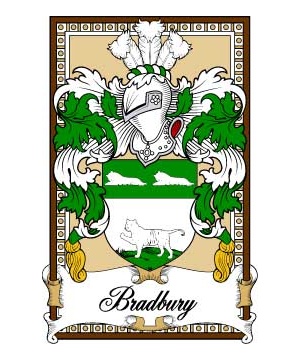 Scottish-Bookplates/B/Bradbury-Crest-Coat-of-Arms