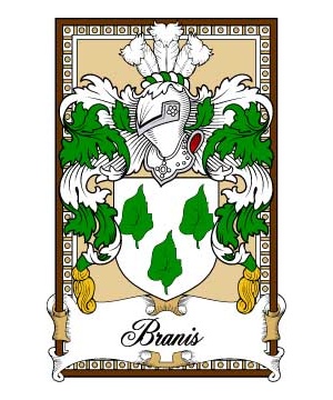 Scottish-Bookplates/B/Branis-Crest-Coat-of-Arms