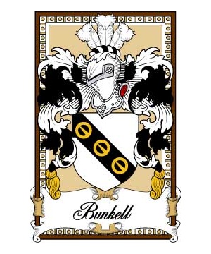 Scottish-Bookplates/B/Bunkell-or-Bunell-Crest-Coat-of-Arms