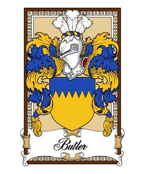 Scottish-Bookplates/B/Butler-(Kirkland-Sc)-Crest-Coat-of-Arms