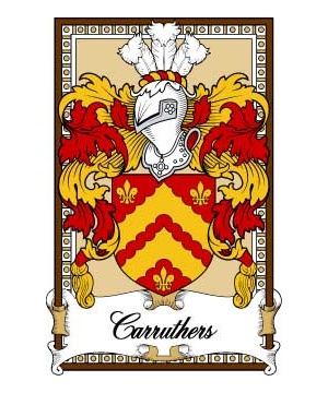 Scottish-Bookplates/C/Carruthers-Crest-Coat-of-Arms