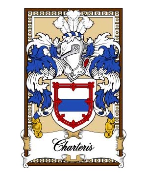 Scottish-Bookplates/C/Charteris-Crest-Coat-of-Arms