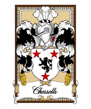 Scottish-Bookplates/C/Chessells-Crest-Coat-of-Arms