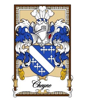 Scottish-Bookplates/C/Cheyne-Crest-Coat-of-Arms