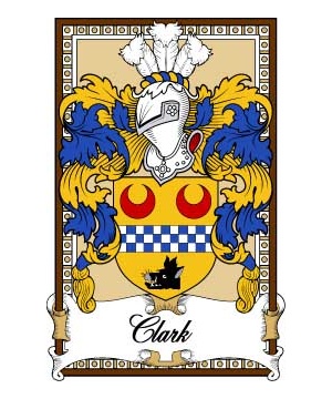 Scottish-Bookplates/C/Clark-or-Clerk-Crest-Coat-of-Arms