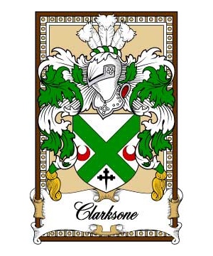 Scottish-Bookplates/C/Clarksone-Crest-Coat-of-Arms