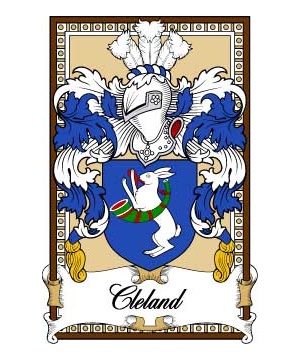 Scottish-Bookplates/C/Cleland-Crest-Coat-of-Arms