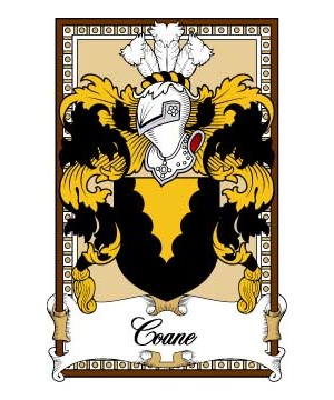 Scottish-Bookplates/C/Coane-Crest-Coat-of-Arms