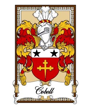 Scottish-Bookplates/C/Cobell-Crest-Coat-of-Arms