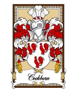 Scottish-Bookplates/C/Cockburn-Crest-Coat-of-Arms