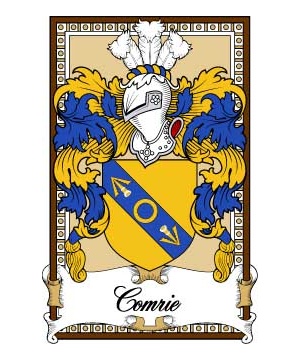 Scottish-Bookplates/C/Comrie-or-Comrey-Crest-Coat-of-Arms