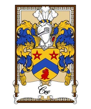 Scottish-Bookplates/C/Cox-Crest-Coat-of-Arms