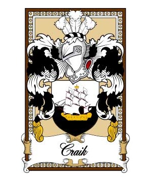 Scottish-Bookplates/C/Craik-Crest-Coat-of-Arms