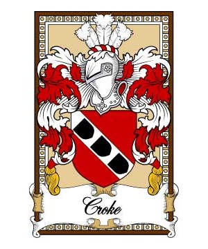 Scottish-Bookplates/C/Croke-or-Crook-or-Crink-Crest-Coat-of-Arms