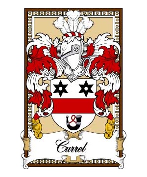 Scottish-Bookplates/C/Currel-or-Curle-Crest-Coat-of-Arms