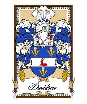 Scottish-Bookplates/D/Davidson-Crest-Coat-of-Arms