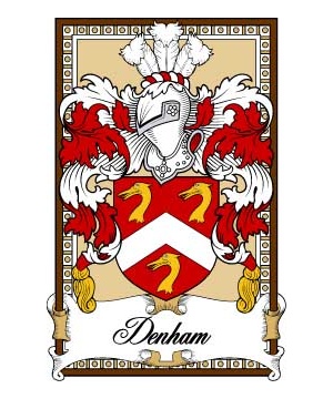 Scottish-Bookplates/D/Denham-Crest-Coat-of-Arms