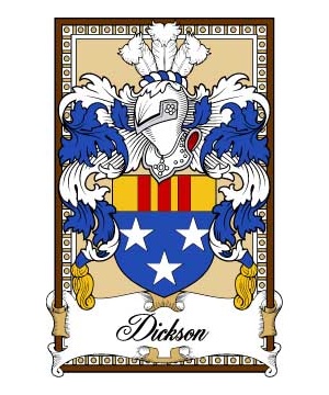 Scottish-Bookplates/D/Dickson-Crest-Coat-of-Arms