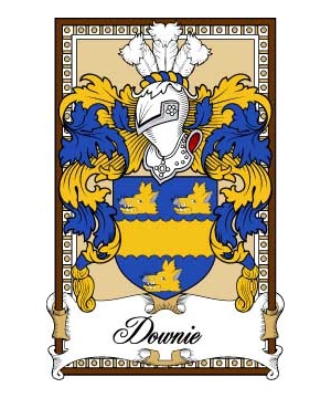 Scottish-Bookplates/D/Downie-or-Downy-Crest-Coat-of-Arms