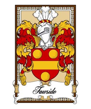 Scottish-Bookplates/F/Fawside-or-Fawsyde-Crest-Coat-of-Arms