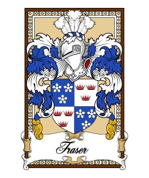 Scottish-Bookplates/F/Fraser-of-Lovat-Crest-Coat-of-Arms