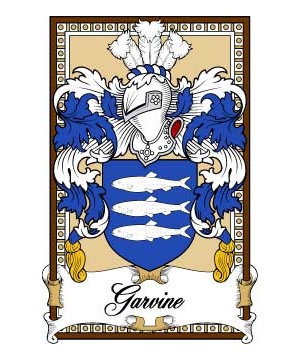 Scottish-Bookplates/G/Garvine-or-Girvan-Crest-Coat-of-Arms