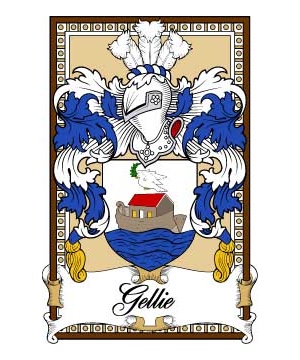 Scottish-Bookplates/G/Gellie-Crest-Coat-of-Arms