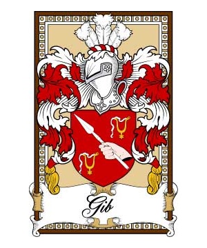 Scottish-Bookplates/G/Gib-Crest-Coat-of-Arms