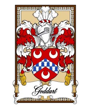 Scottish-Bookplates/G/Goddart-Crest-Coat-of-Arms