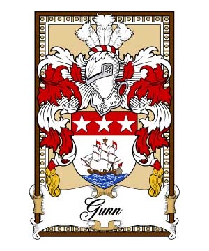 Scottish-Bookplates/G/Gunn-Crest-Coat-of-Arms