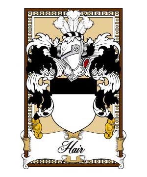 Scottish-Bookplates/H/Hair-Crest-Coat-of-Arms