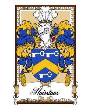 Scottish-Bookplates/H/Hairstans-Crest-Coat-of-Arms