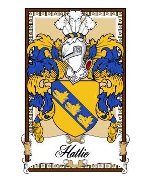 Scottish-Bookplates/H/Haitlie-or-Hatlie-Crest-Coat-of-Arms