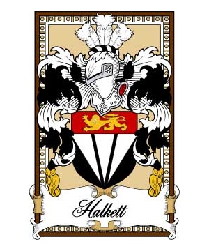 Scottish-Bookplates/H/Halkett-Crest-Coat-of-Arms