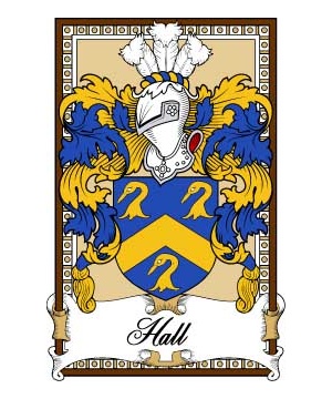 Scottish-Bookplates/H/Hall-Crest-Coat-of-Arms