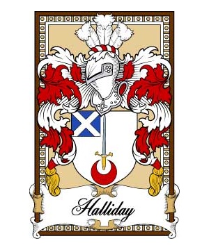 Scottish-Bookplates/H/Halliday-Crest-Coat-of-Arms