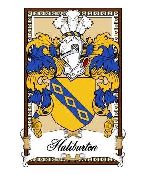 Scottish-Bookplates/H/Halyburton-or-Haliburton-Crest-Coat-of-Arms