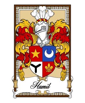 Scottish-Bookplates/H/Hamil-Crest-Coat-of-Arms