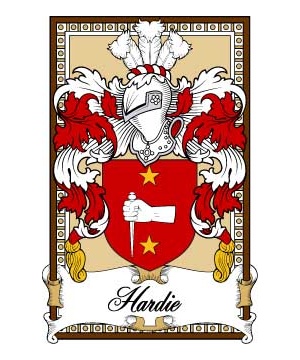 Scottish-Bookplates/H/Hardie-or-Hardy-Crest-Coat-of-Arms