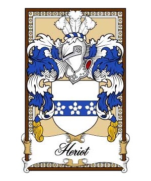 Scottish-Bookplates/H/Heriot-Crest-Coat-of-Arms