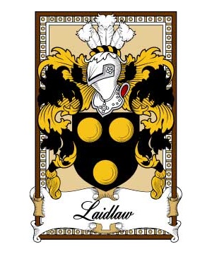 Scottish-Bookplates/L/Laidlaw-Crest-Coat-of-Arms