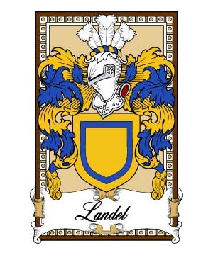 Scottish-Bookplates/L/Landel-Crest-Coat-of-Arms