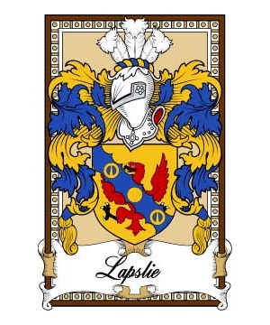 Scottish-Bookplates/L/Lapslie-Crest-Coat-of-Arms