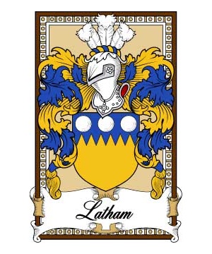 Scottish-Bookplates/L/Latham-Crest-Coat-of-Arms