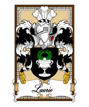 Scottish-Bookplates/L/Laurie-Crest-Coat-of-Arms