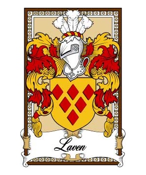 Scottish-Bookplates/L/Laven-Crest-Coat-of-Arms