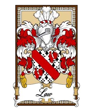 Scottish-Bookplates/L/Law-Crest-Coat-of-Arms