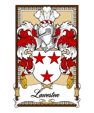 Scottish-Bookplates/L/Laweston-Crest-Coat-of-Arms