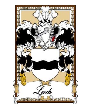 Scottish-Bookplates/L/Leech-Crest-Coat-of-Arms